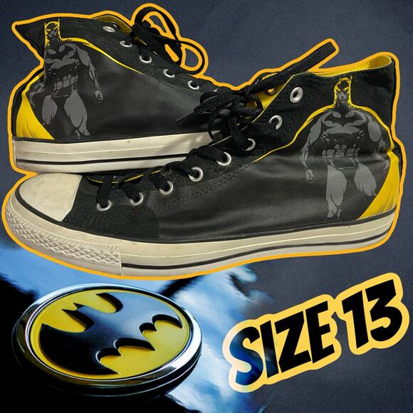 Converse Other - Converse All Star DC Batman 75th Anniversary High-Top Shoes Mens 13 / W15 Black